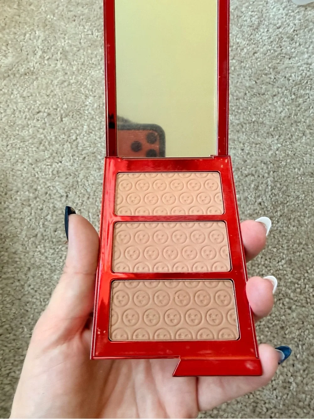 ONE/SIZE Red Metallic Bronze & Sculpt Trio Compact “made for shade”
